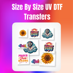 Size By Size UV DTF Transfers