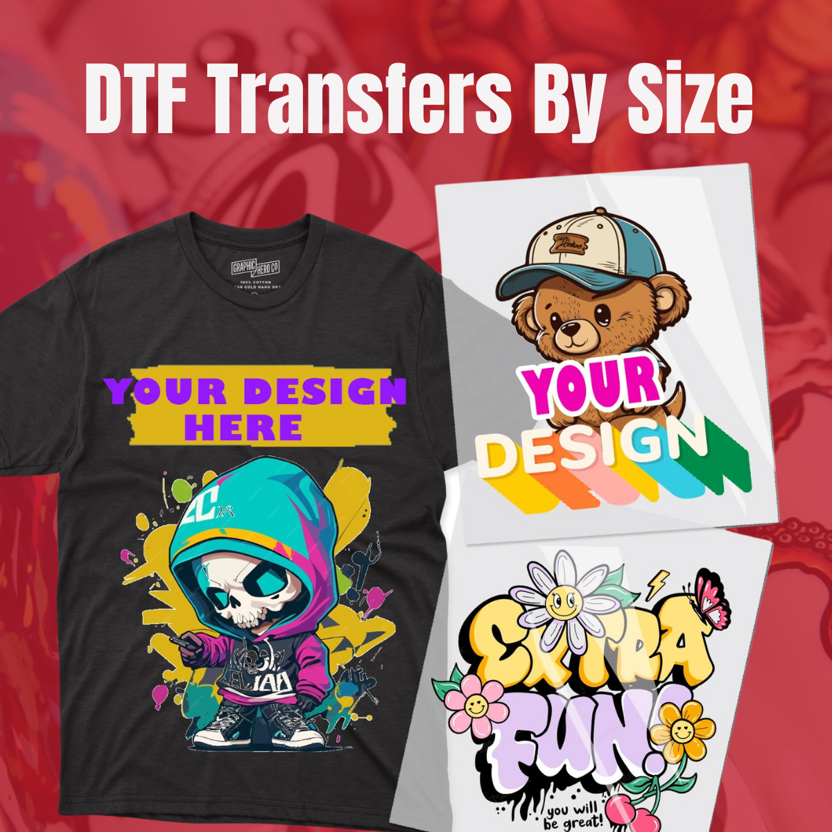 DTF Transfers By Size